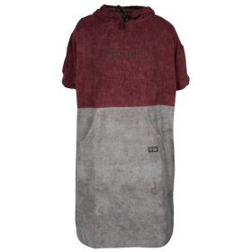 poncho osfa bordeaux grigio